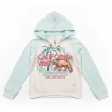BILLABONG - Sweat à capuche junior - crème et bleu ciel