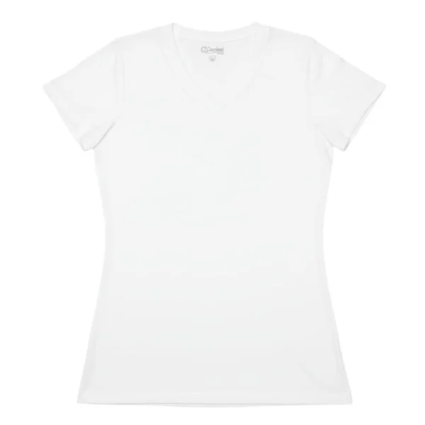 C17 - Tee-shirt col v - blanc