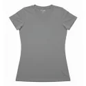 C17 - Tee-shirt col v - gris