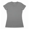 C17 - Tee-shirt col v - gris