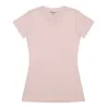 C17 - Tee-shirt col v - rose