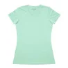 C17 - Tee-shirt col v - vert d'eau