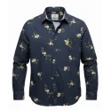 BEING HUMAN - Chemise manches longues - marine