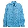 MASCARET - Chemise manches longues - turquoise