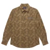 MASCARET - Chemise manches longues - marron