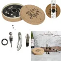 Coffret à vin 4 pièces papa liège