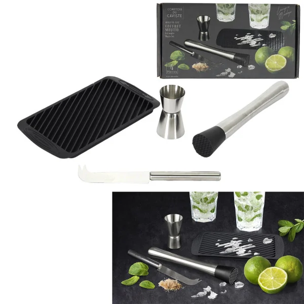 Coffret à mojito 4 accessoires
