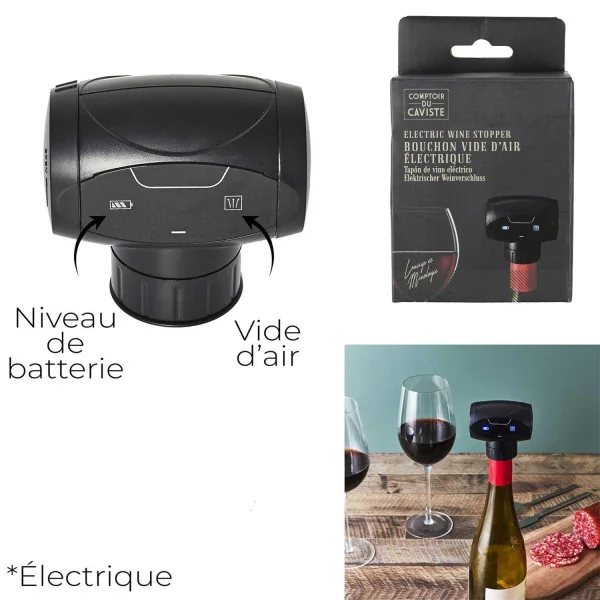 Bouchon de vin vide d air...