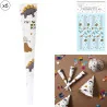 Trompette de fête dinosaure x6