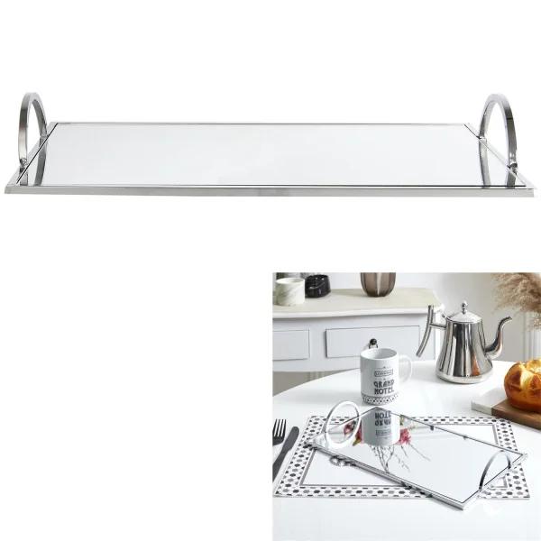 Plateau de service miroir...