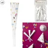 Trompette de fête licorne x6