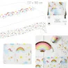 Nappe en papier licorne 137x183cm