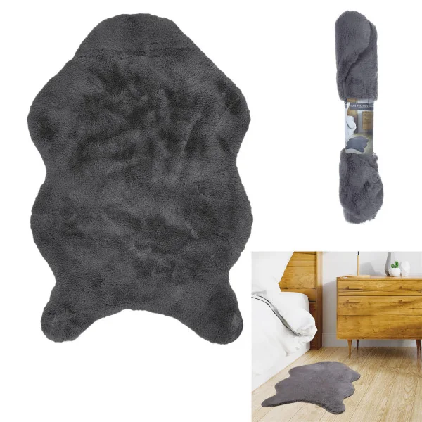 Tapis imitation fourrure...
