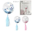 Bobo ballon confetti 45cm