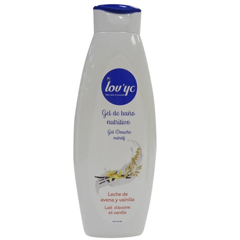 Lov’yc - Gel douche 750ml. Lait d'avoine et vanille