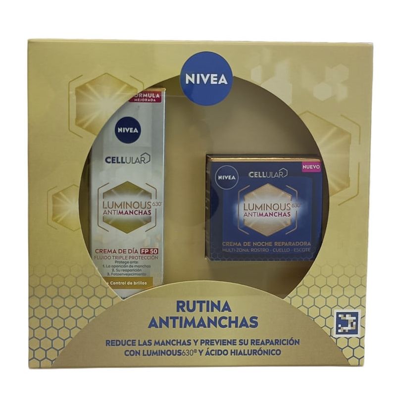 Nivea - Pack routine anti-taches crème de nuit + crème de jour.