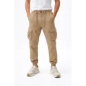 LEO GUTTI - Pantalon cargo - beige