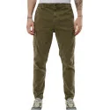KAPORAL - Pantalon toile Tiago - kaki