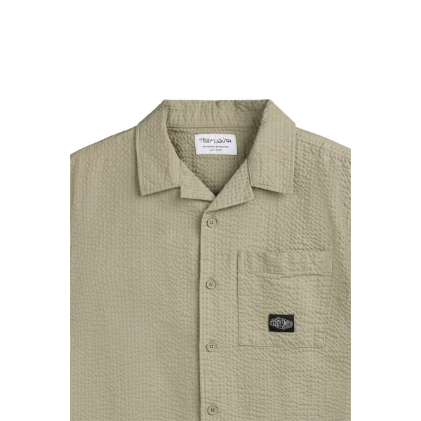 TEDDY SMITH - Chemise - kaki