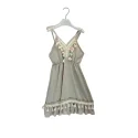 NOTA BENE Junior - Robe à pompons - beige NBJ-013
