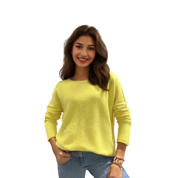 NOTA BENE - Pull - jaune...