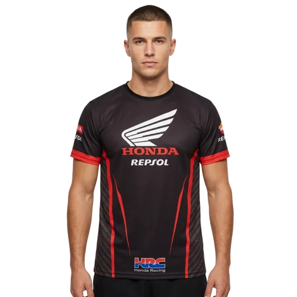 HONDA - Maillot - noir