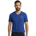 FERRE - Tee Shirt Peach - bleu roi