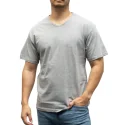 BILL TORNADE - Tee-shirt col V 20959 - gris