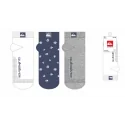 QUIKSILVER - Lot de 3 paires de chaussette - tricolore
