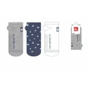 QUIKSILVER - Lot de 3 paires de chaussette - tricolore