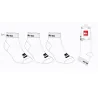 QUIKSILVER - Lot de 3 paires de chaussette - blanche