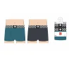 QUIKSILVER - Lot de 2 boxers - marine et turquoise