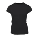 BILL TORNADE - Tee-shirt col V 23776 - noir