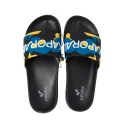 KAPORAL - Claquette Doral - bleue et jaune