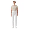 MISS BON - Jean Flared y6908 - blanc