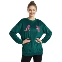 UNDIZ - Sweat col rond - vert sapin