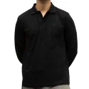 BILL TORNADE - Polo manches longues - noir