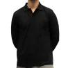BILL TORNADE - Polo manches longues - noir