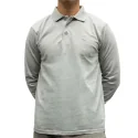 BILL TORNADE - Polo manches longues - gris clair