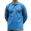 BILL TORNADE - Polo manches longues - bleu