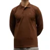 BILL TORNADE - Polo manches longues - marron
