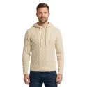 MAISON BLAGGIO - Pull à capuche Apilal - beige