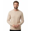 TORRENTE - Pull col rond - beige