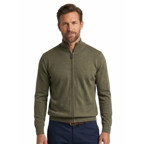 TORRENTE - Veste zippée - kaki