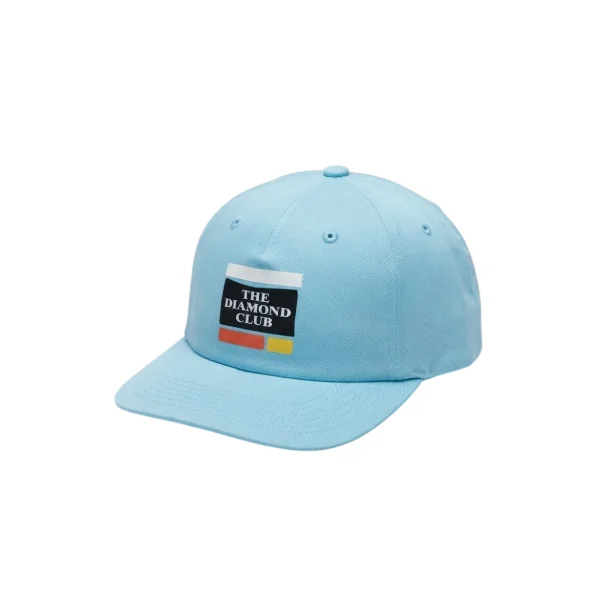 DIAMOND - Casquette Member unconstructed 5 panel - ciel