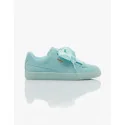 PUMA - Suède heart reset - bleue