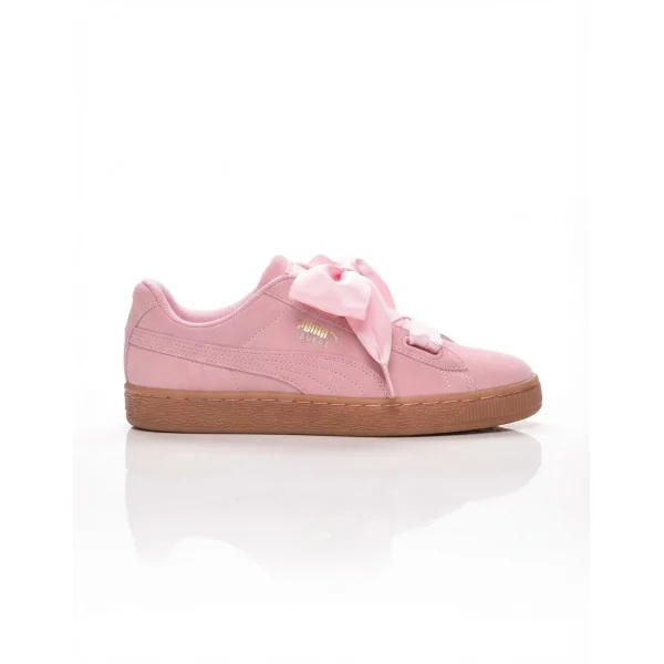 PUMA - Suède heart reset - rose