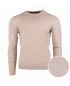 BILL TORNADE - Pull col rond près du corps - beige