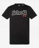 SCHOTT - T-shirt col rond - noir