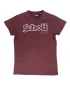 SCHOTT - T-shirt col rond - bordeaux